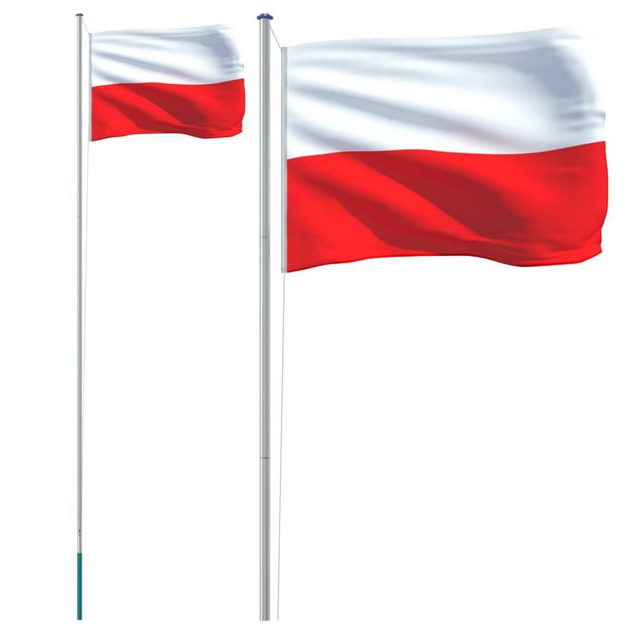 VidaXL  Polen flagge 