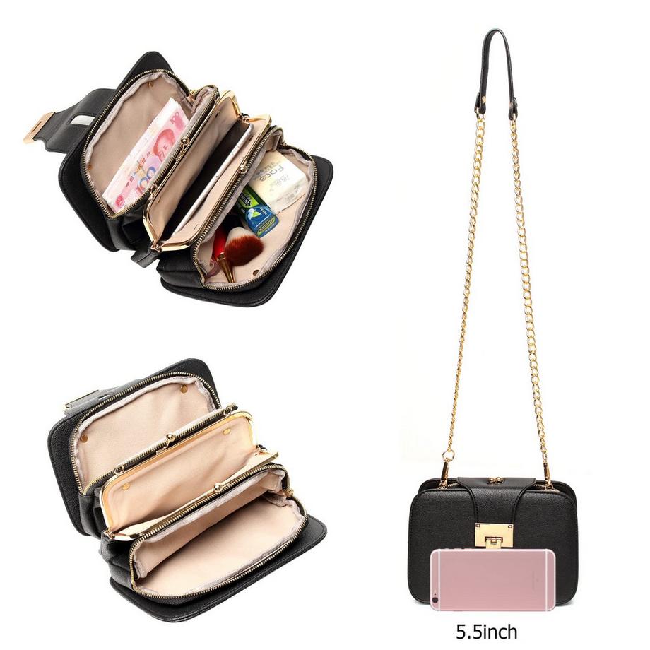 Only-bags.store Petit Sac à Bandoulière avec Chaîne  