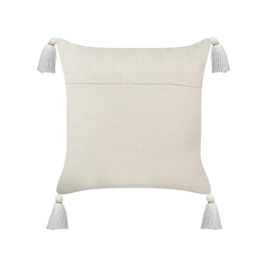 Beliani Dekokissen 2er Set aus Baumwolle Boho AZALIA  