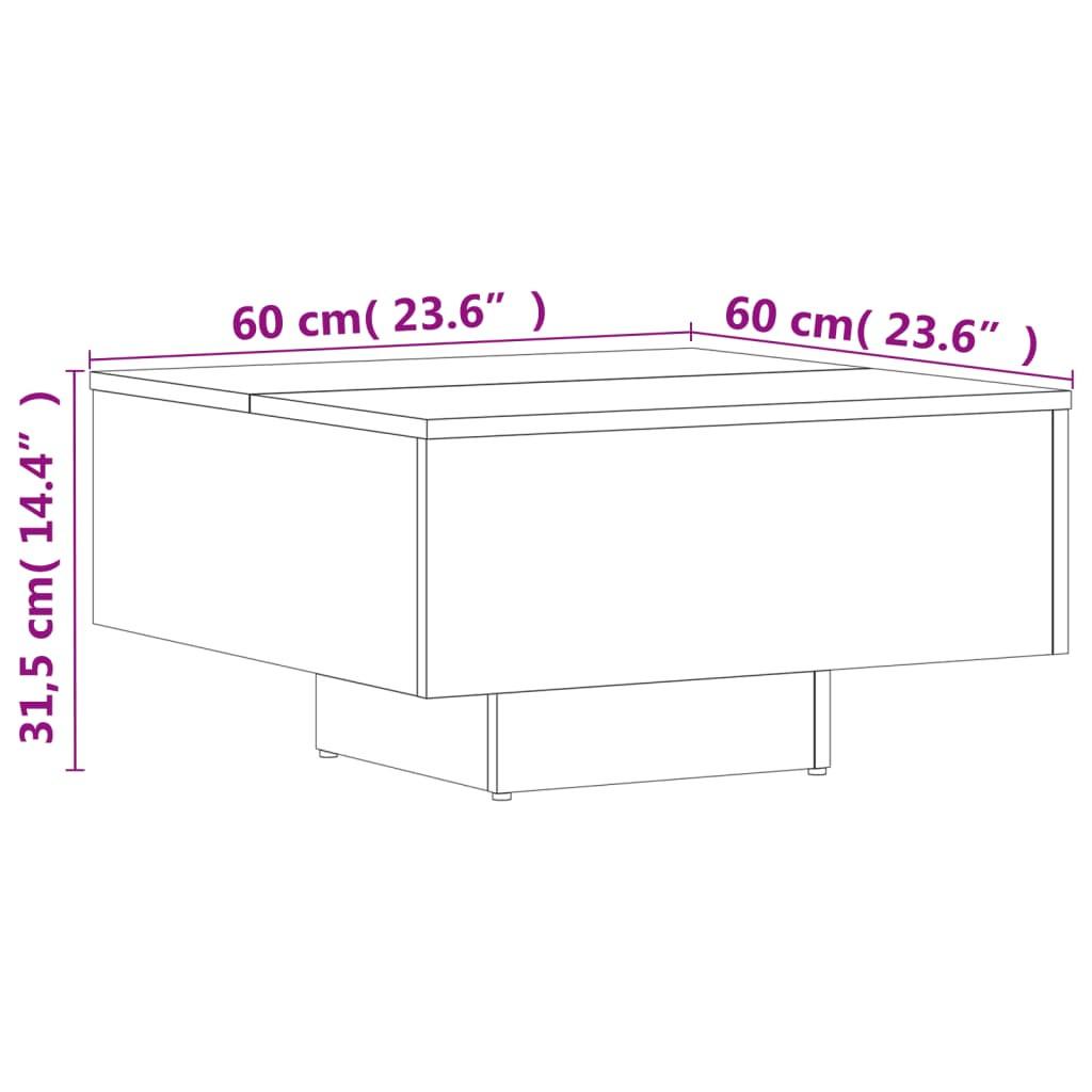 VidaXL Couchtisch holzwerkstoff  