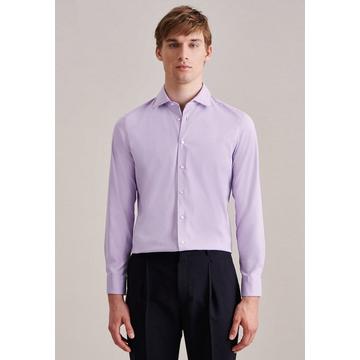 Performance-Hemd Slim Fit Langarm Uni