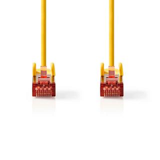 Nedis  Cavo di rete CAT6 | RJ45 maschio | RJ45 maschio | S/FTP | 1,50 m | Rotondo | LSZH | Giallo | Etichetta 