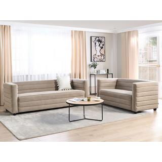 Beliani Wohnzimmer Set aus Polyester Modern HOFN  