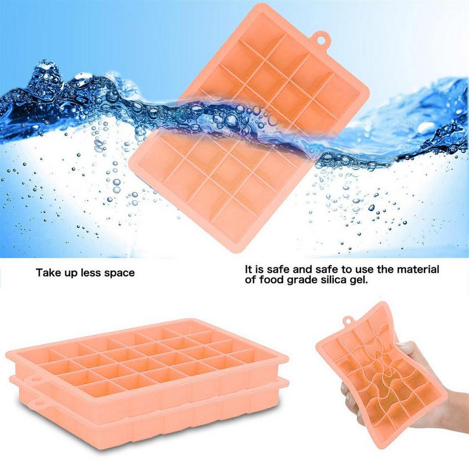 Intirilife 2x Eiswürfelformen  