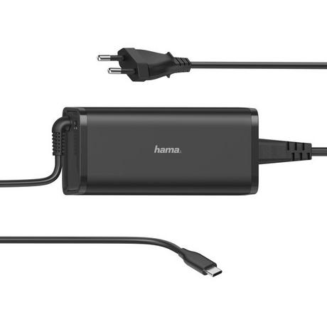 hama  00200007 chargeur d'appareils mobiles Ordinateur portable, Consoles portables, Smartphone, Tablette Noir Secteur Intérieure 