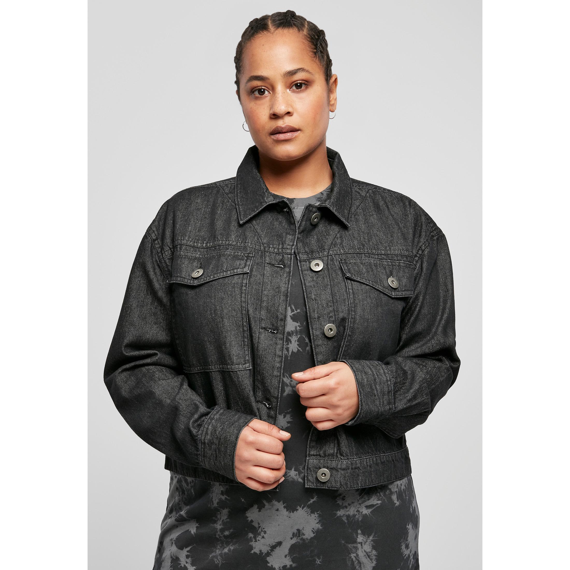 URBAN CLASSICS Oversized Short Jeansjacke  