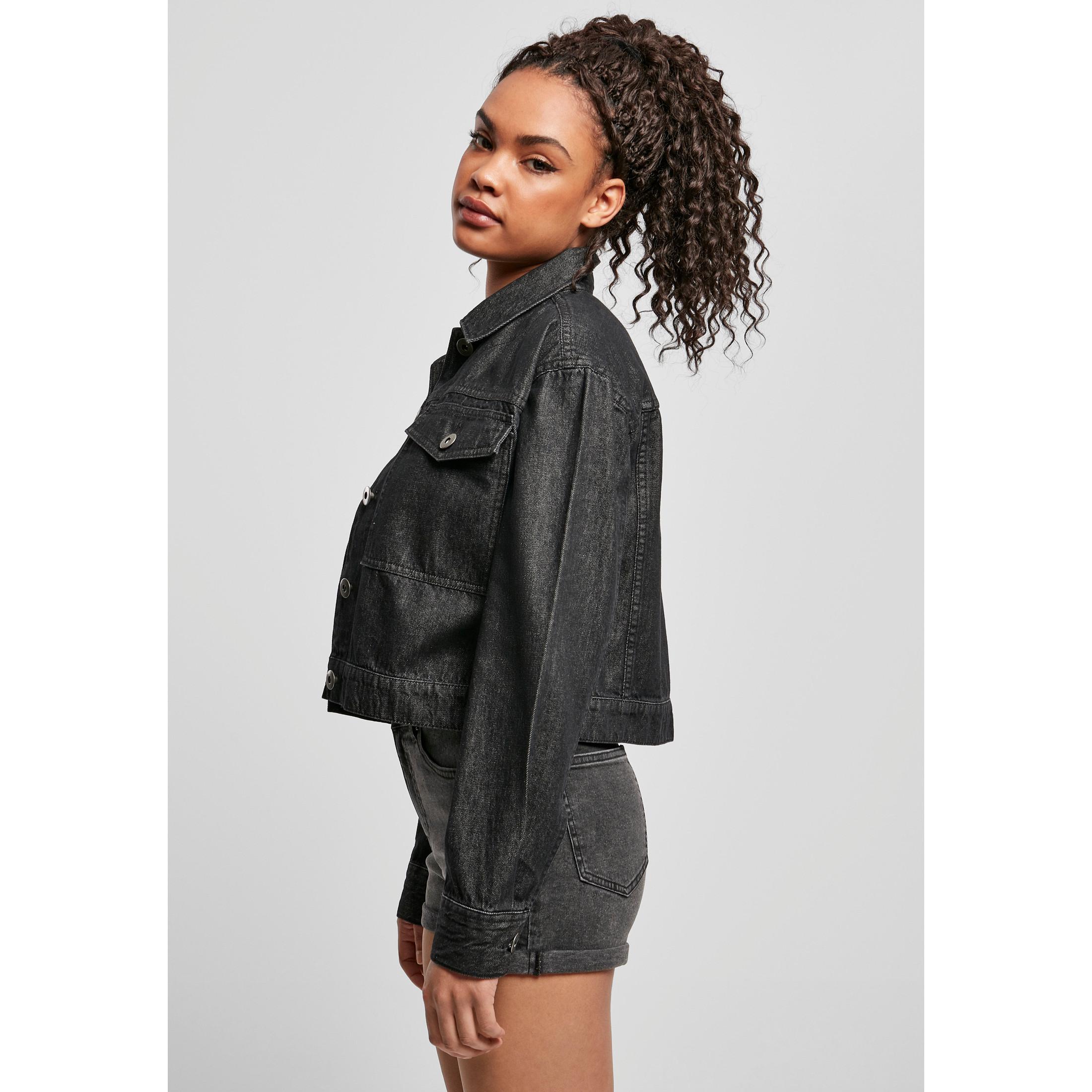 URBAN CLASSICS Oversized Short Jeansjacke  