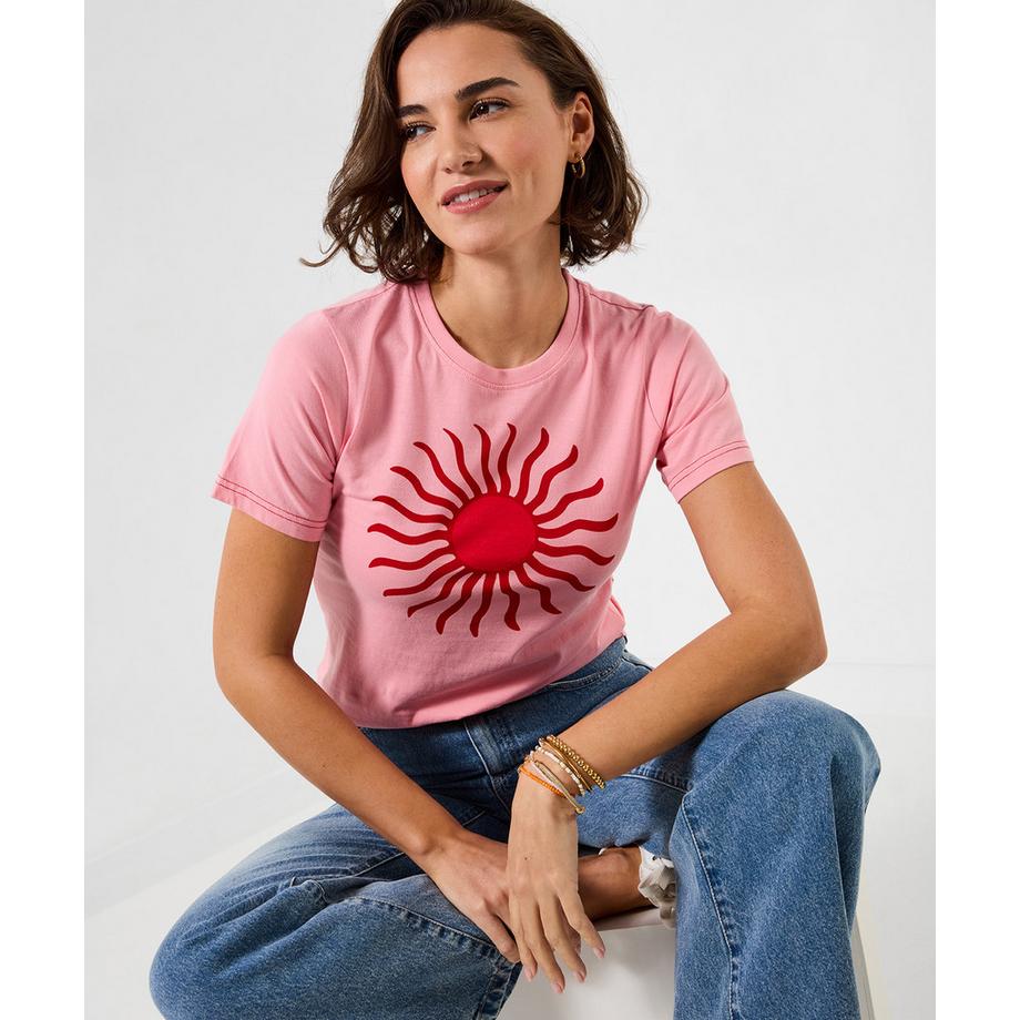 Joe Browns T-Shirt mit Sonnenmotiv  