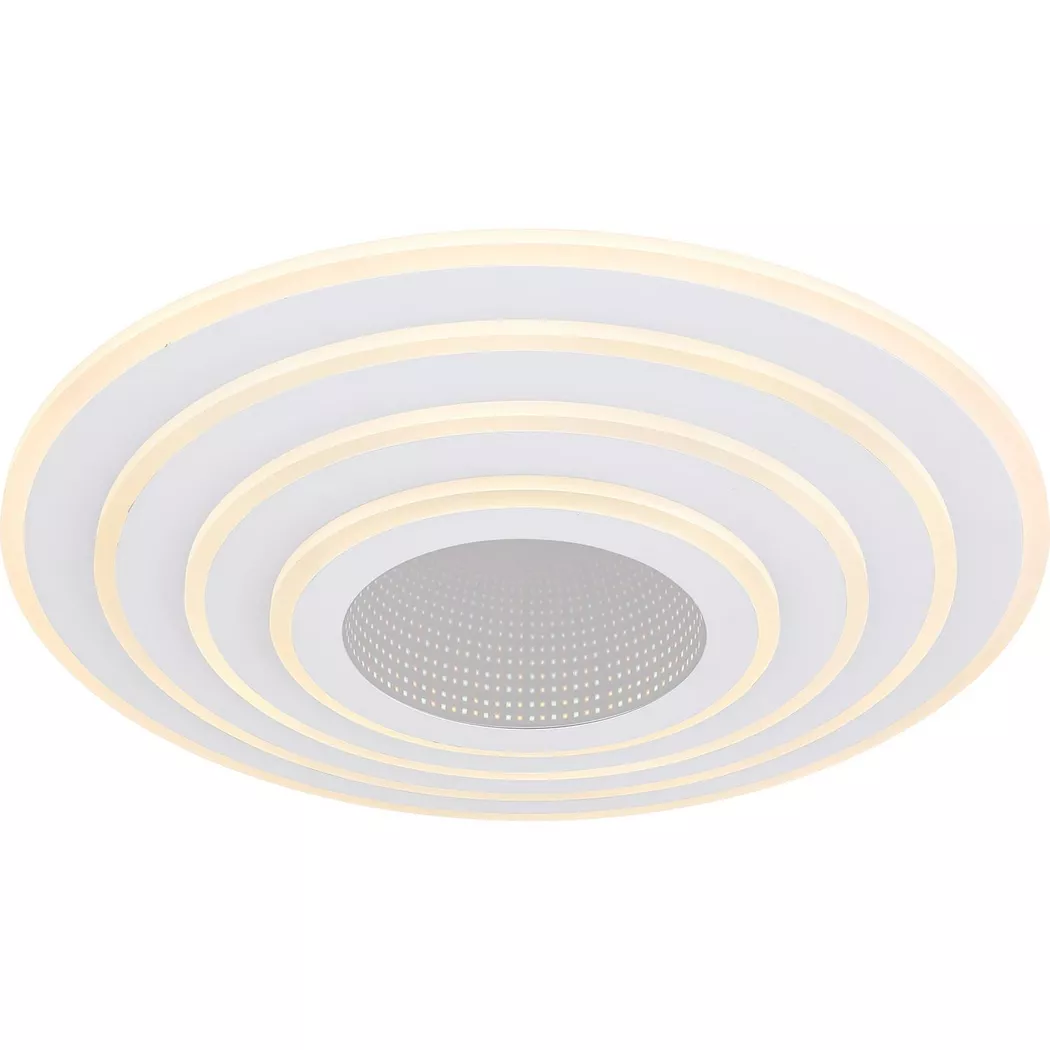 mutoni – Deckenleuchte Jocelyn Metall weiss 1xLED 50×50, One Size, Weiss