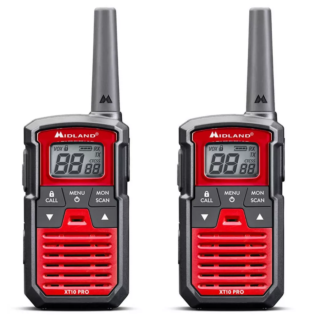 Midland -  Walkie Talkie XT10 Pro Schwarz/Rot