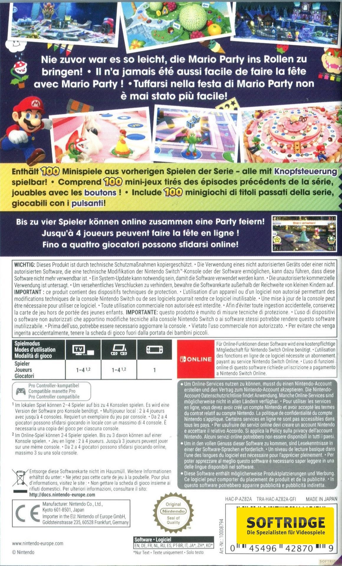 Nintendo  Mario Party Superstars 