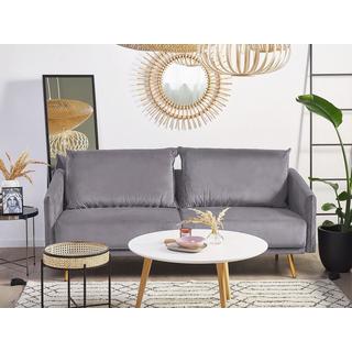 Beliani 3 Sitzer Sofa aus Samtstoff Modern MAURA  