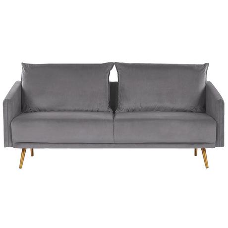 Beliani 3 Sitzer Sofa aus Samtstoff Modern MAURA  