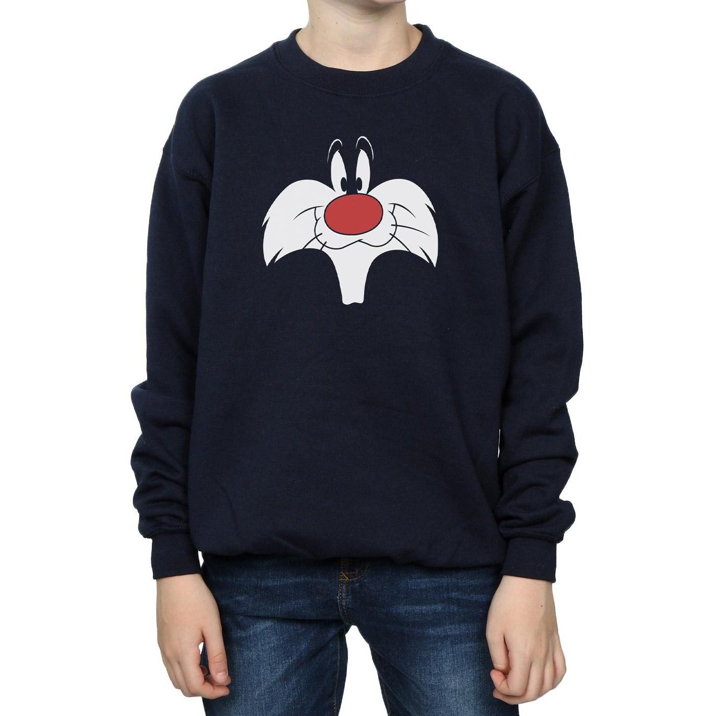 LOONEY TUNES  Sylvester Big Face Sweatshirt 