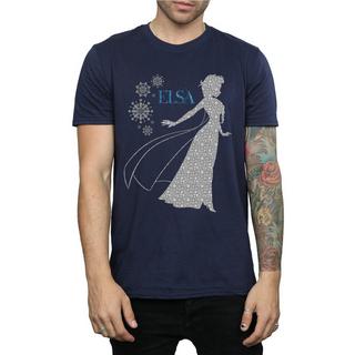 Disney Frozen Elsa T-Shirt Flocon de Neige  