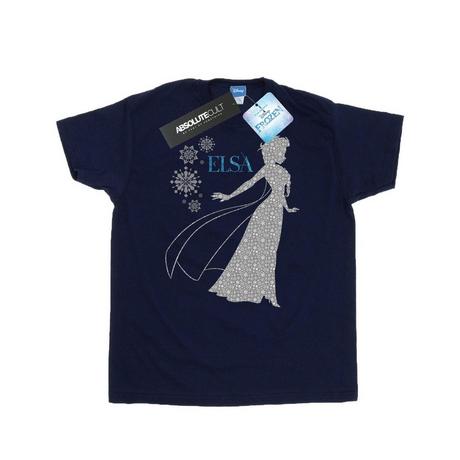 Disney Frozen Elsa T-Shirt Flocon de Neige  