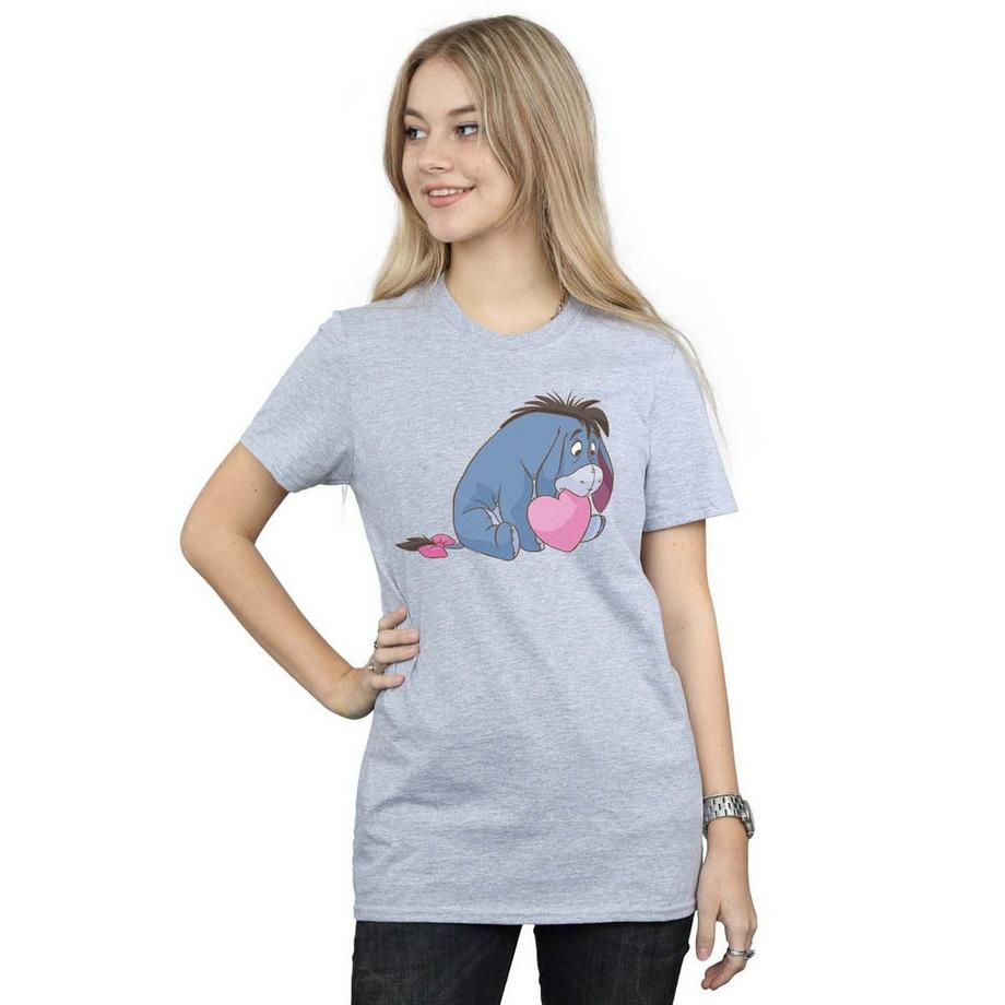 Disney Eeyore Cuore Stampa T-Shirt  
