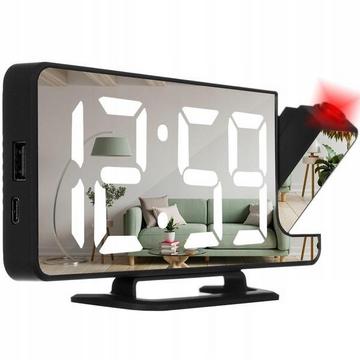 Wecker mit Projektor und Spiegel