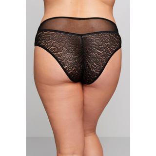 Ulla Popken Hipster Pizzo Leo Mesh Cavallo Aperto  