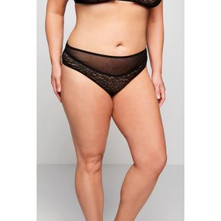 Ulla Popken Hipster Pizzo Leo Mesh Cavallo Aperto  