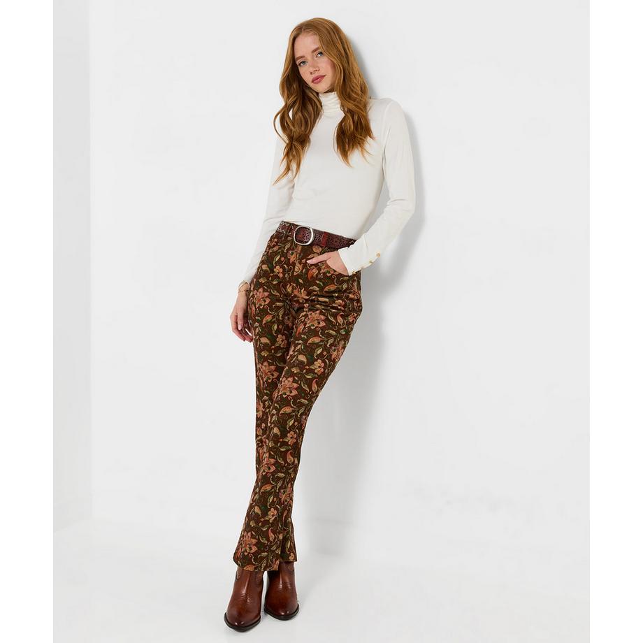 Joe Browns Pantaloni in Velluto a Coste Stampati Bella  