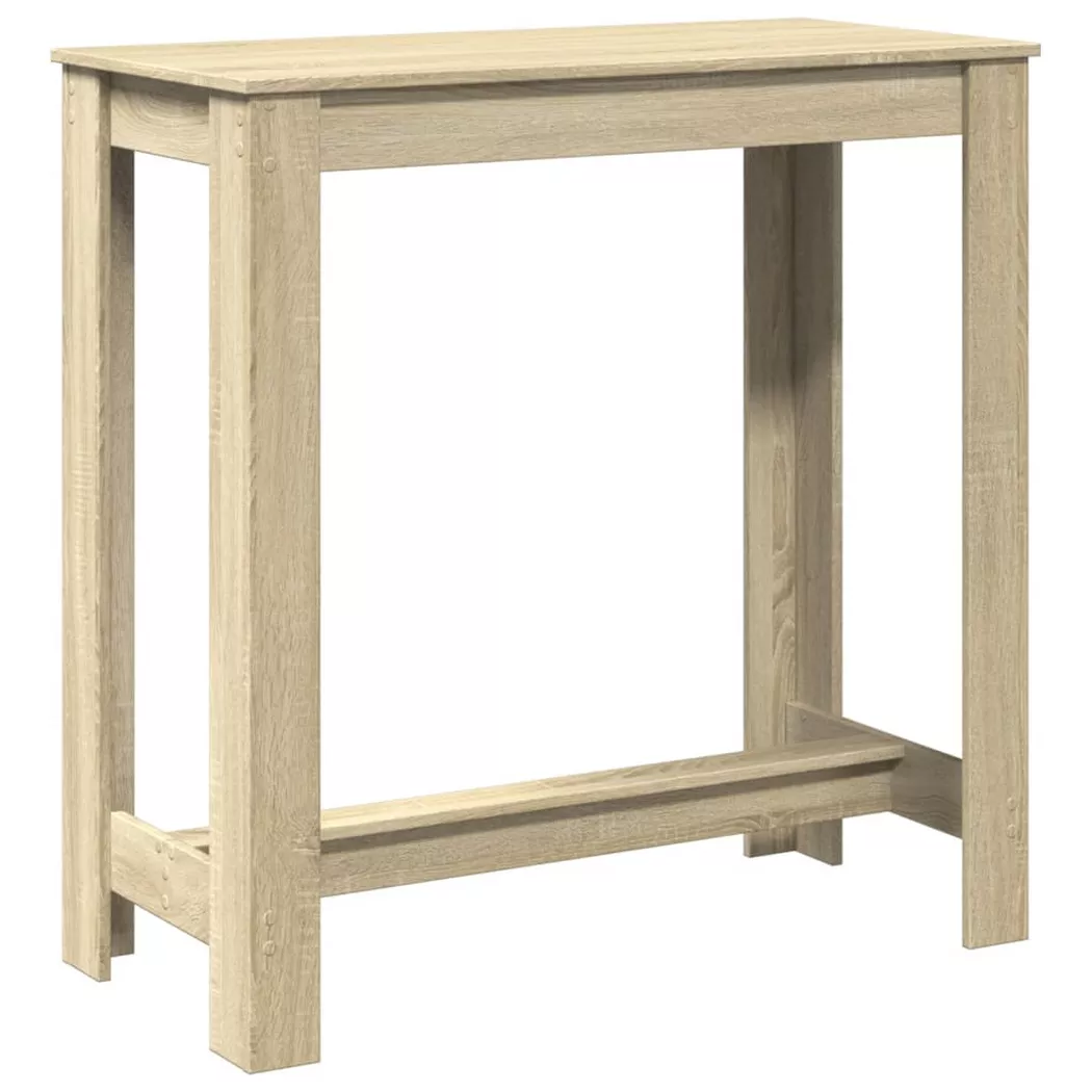 VidaXL - Table de bar bois d'ingénierie, One Size, Marron