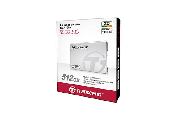 Transcend  SSD230S 2.5" 512 GB Serial ATA III 3D NAND 