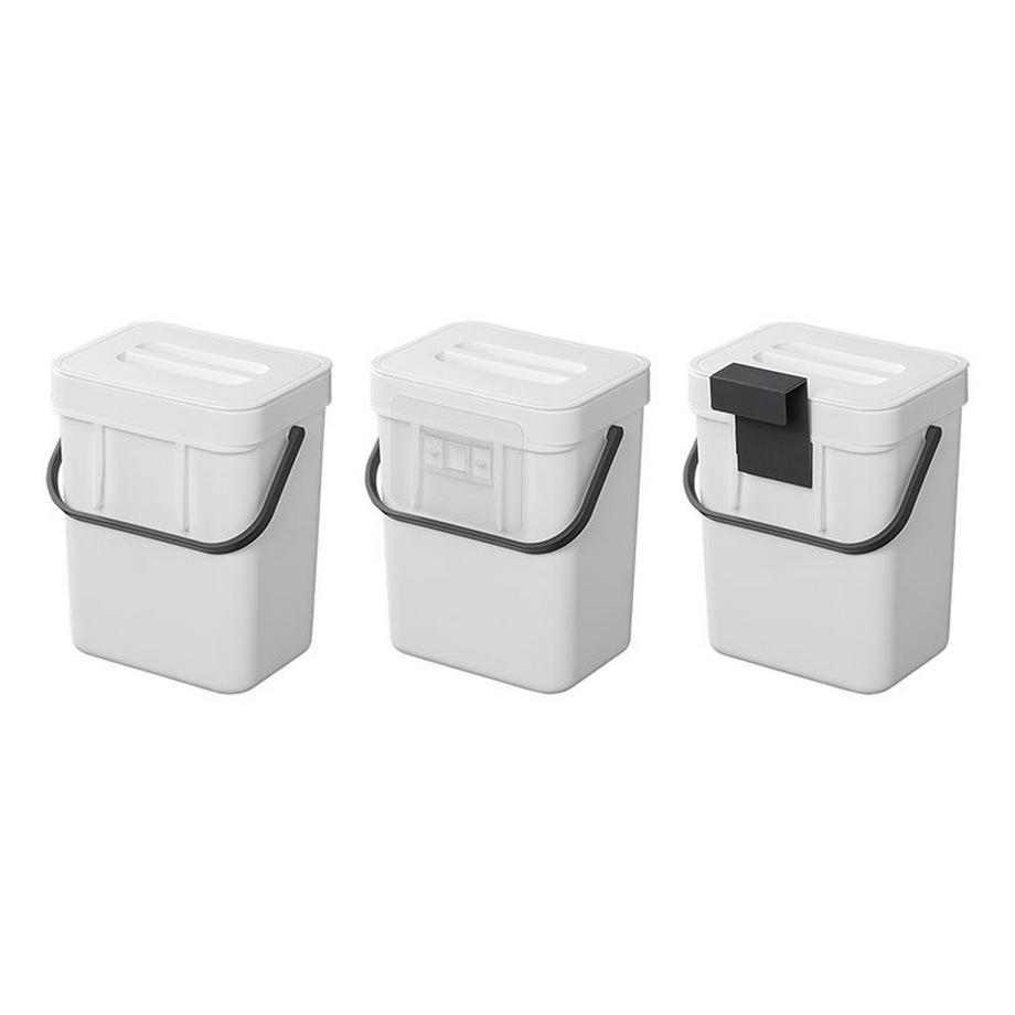 Pricenet Poubelle avec couvercle 3L pour caravane/camping-car  