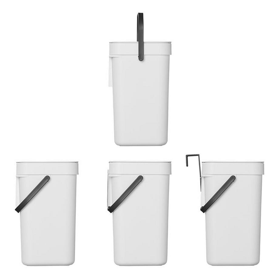 Pricenet Poubelle avec couvercle 3L pour caravane/camping-car  