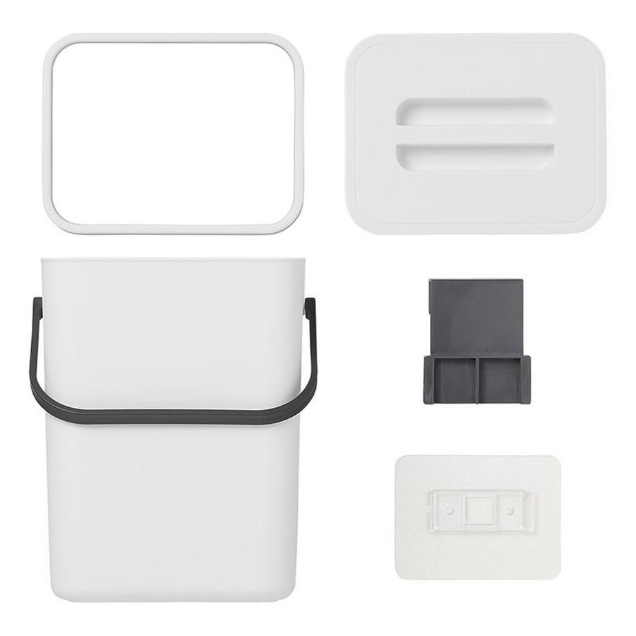 Pricenet Poubelle avec couvercle 3L pour caravane/camping-car  