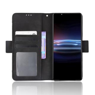 Cover-Discount  Sony Xperia PRO-I - Étui avec de poches pour cartes noir 