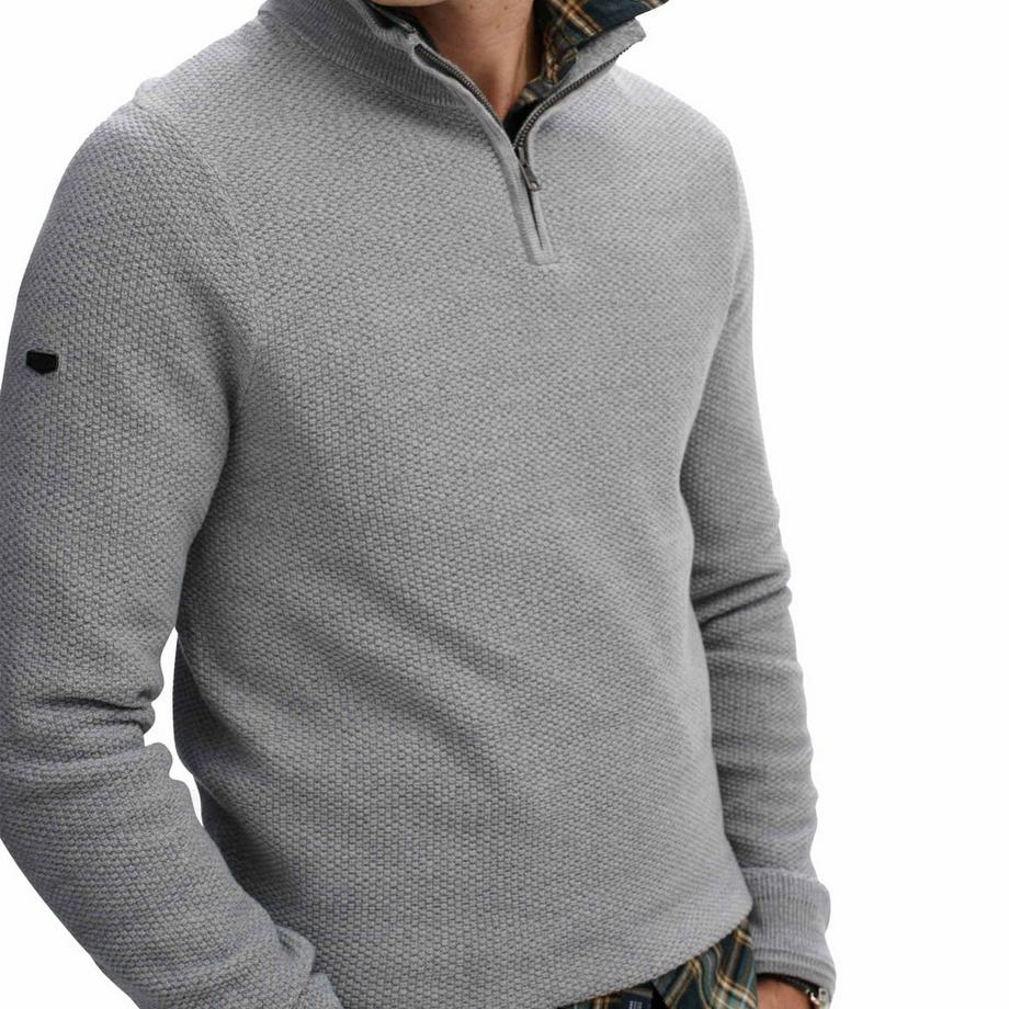 Superdry Maglione in maglia Comfort Fit Texture Henley  