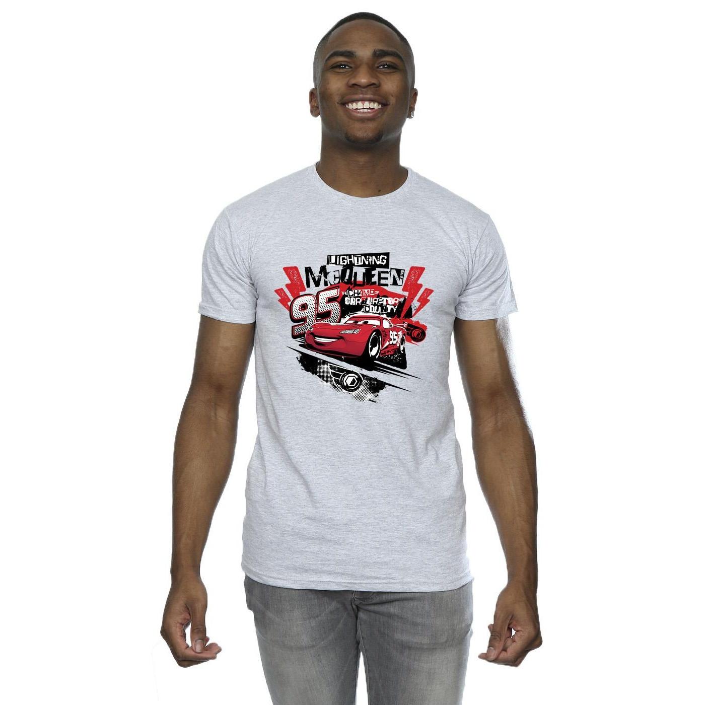 Disney Cars Lightning McQueen T-Shirt Grafica  
