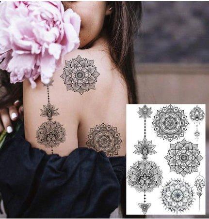 Henna Tattoo Schweiz  Sticker au henné I Faux Tatouage 