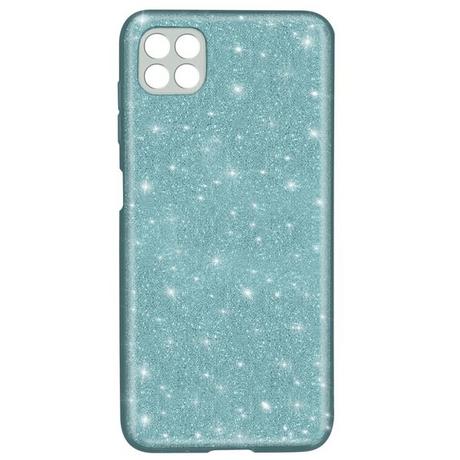 Avizar  Glitter Hülle Samsung A22 Türkisblau 