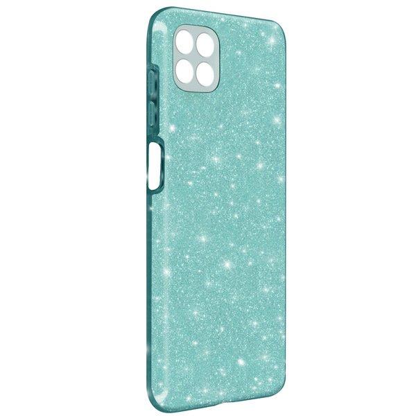 Avizar  Glitter Hülle Samsung A22 Türkisblau 