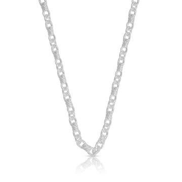 Collier en argent 925 torsadé, 4,7mm, 45cm