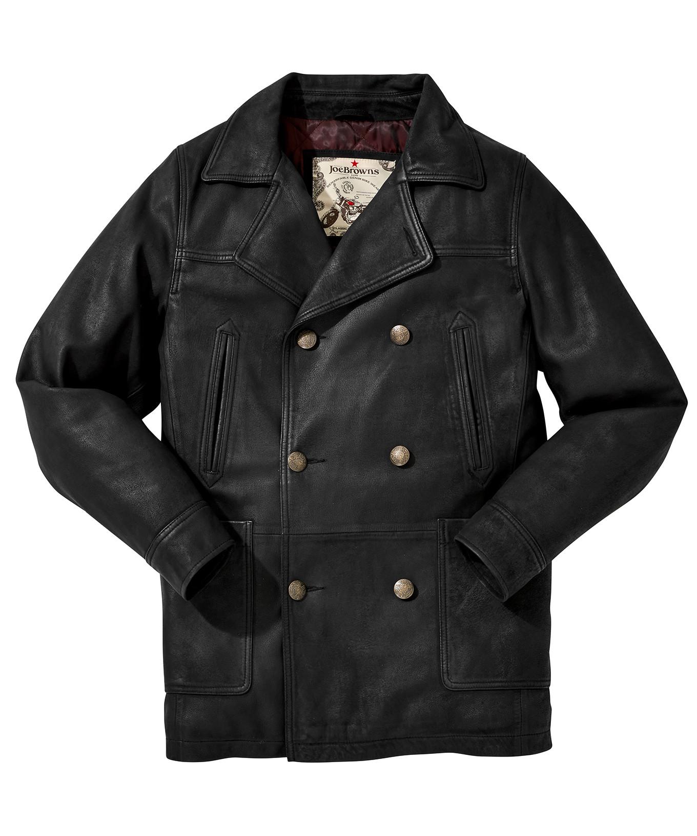 Joe Browns Doppelt geknöpfter Nubukmantel  