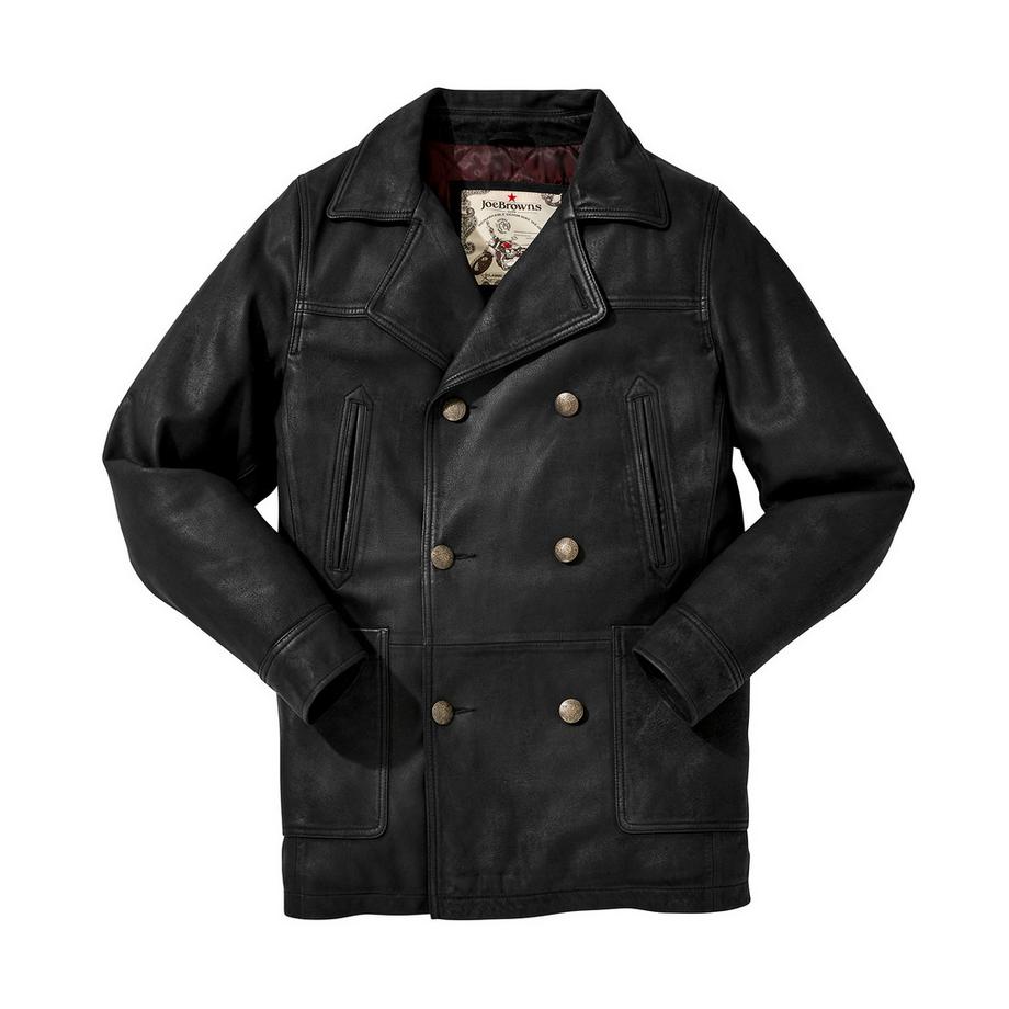 Joe Browns Doppelt geknöpfter Nubukmantel  