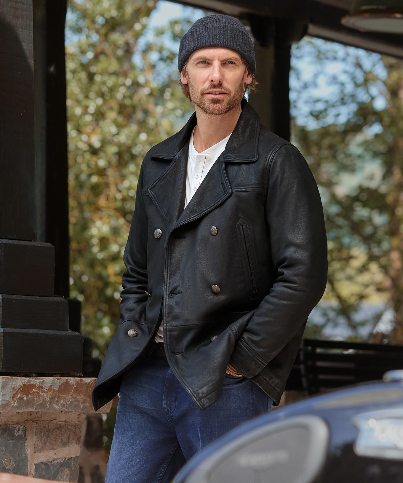 Joe Browns Doppelt geknöpfter Nubukmantel  