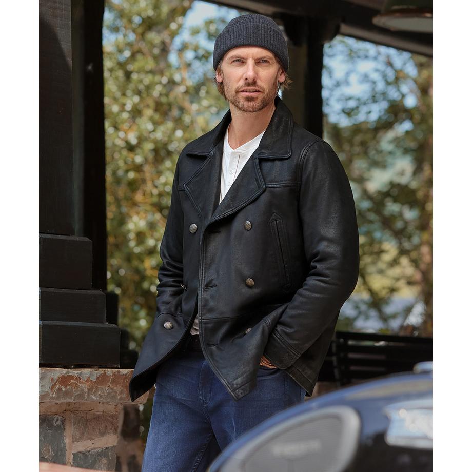 Joe Browns Doppelt geknöpfter Nubukmantel  