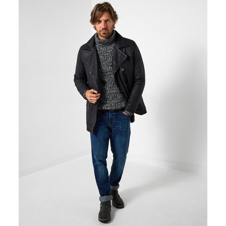 Joe Browns Doppelt geknöpfter Nubukmantel  