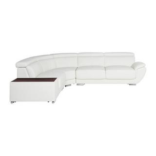 Vente-unique Ecksofa Leder NAHIA Ecke Links  