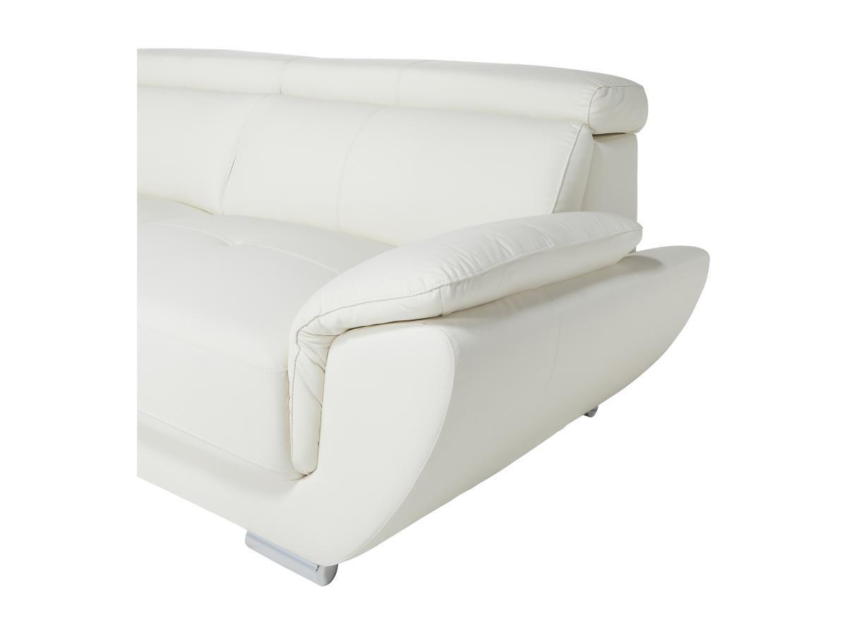 Vente-unique Ecksofa Leder NAHIA Ecke Links  