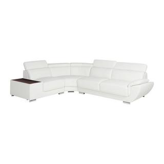 Vente-unique Ecksofa Leder NAHIA Ecke Links  