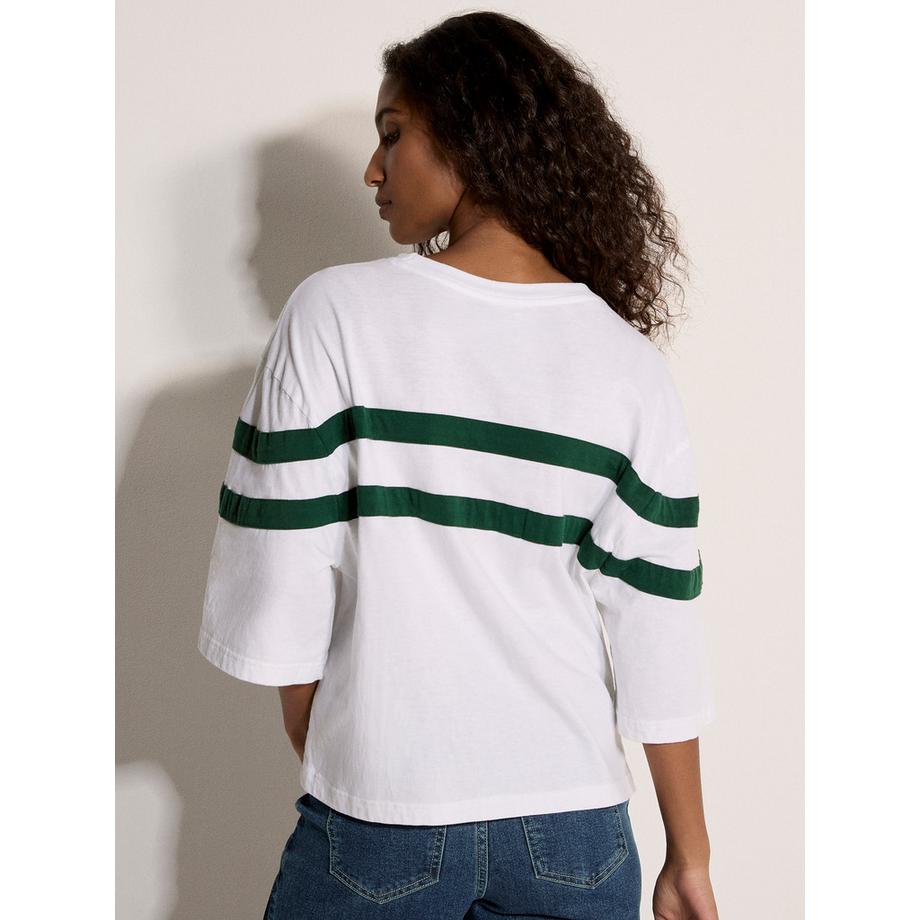 APRICOT T-shirt sportiva a righe taglio ampio  
