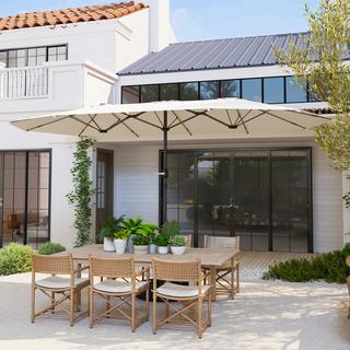 Outsunny Doppelsonnenschirm  