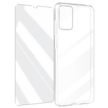 Cover + vetrino 9H Motorola E22, E22i