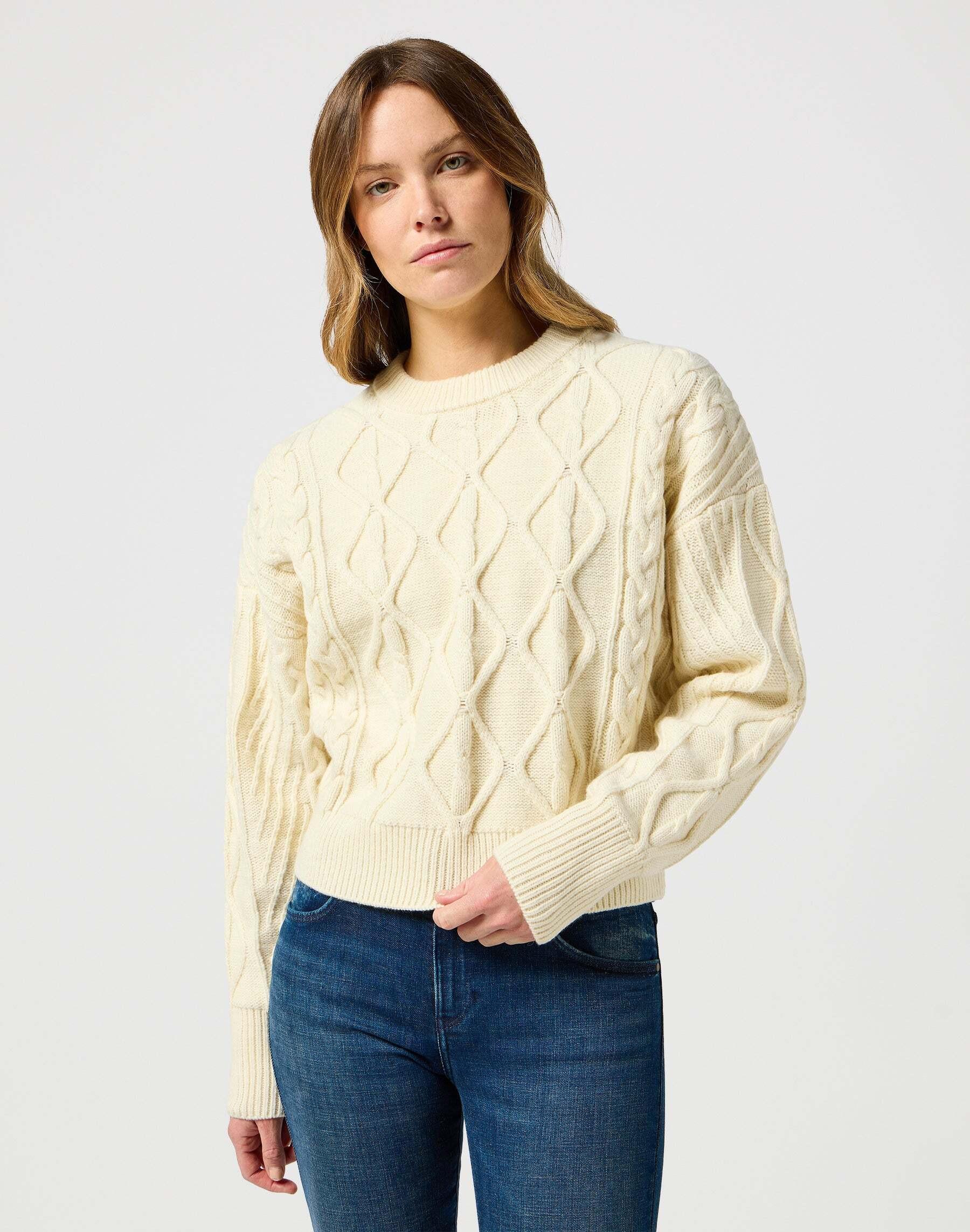 Wrangler  Pullover Cable Knit Sweater 