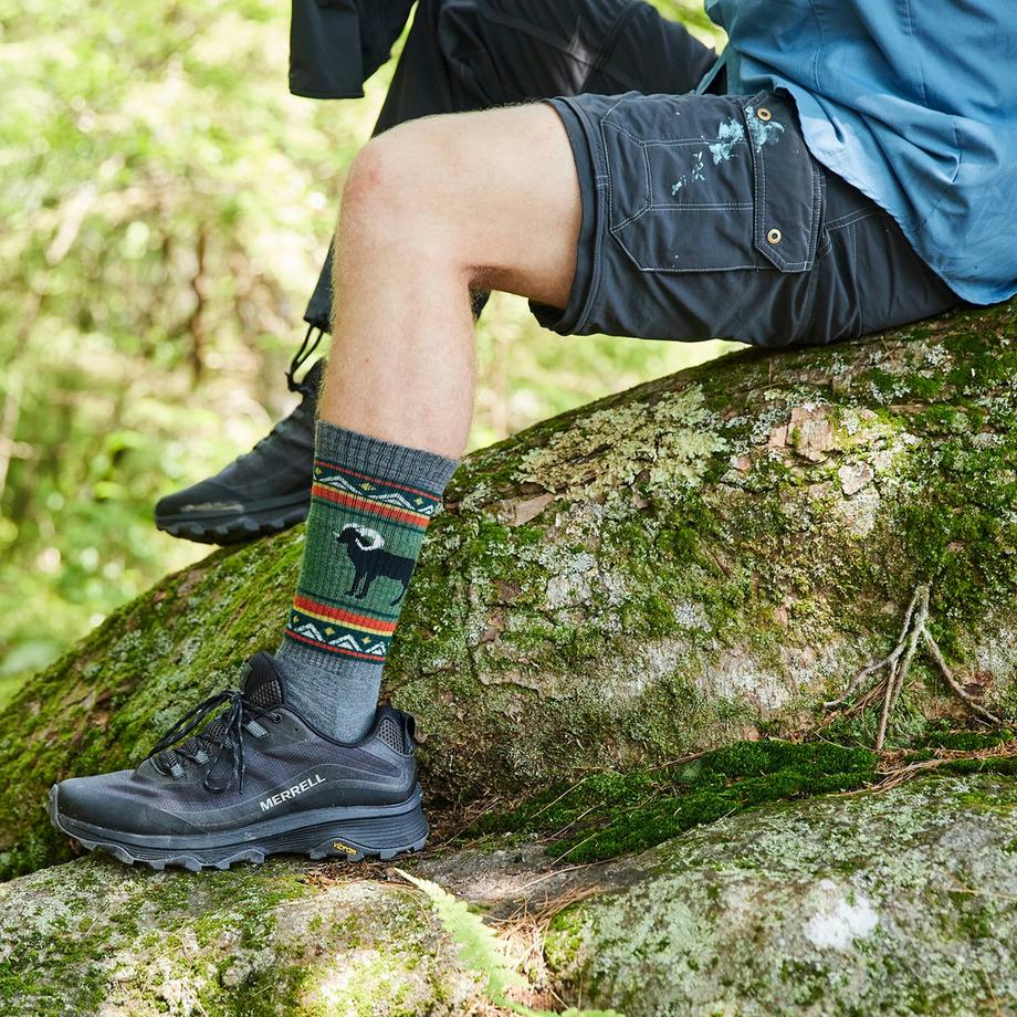 Darn Tough Vermont  Darn Tough Chaussettes Homme Bottes Mi-Épaisses Randonnée Motif Mérinos 